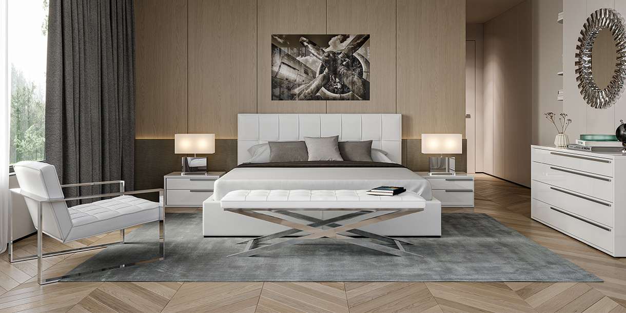 Cama de matrimonio estilo moderno 180 x 200 cm - Emilia - Don Baraton:  tienda de sofás, colchones y muebles