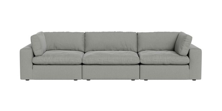 Bloom 3-Piece Modular Sofa Light Gray