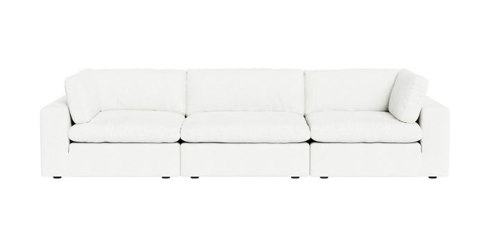 Bloom 3 Seater Modular Sofa White