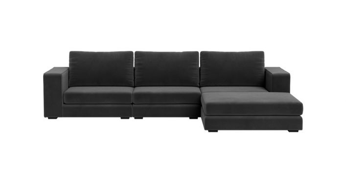 Tolentino Sectional Sofa Gray