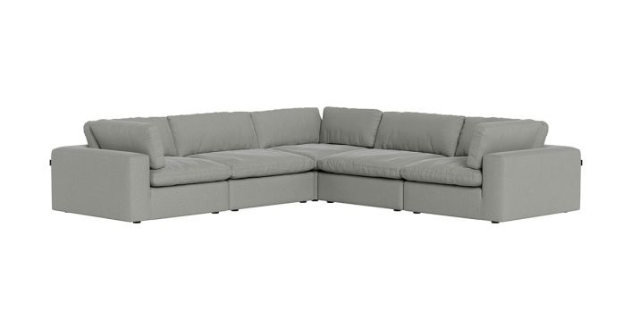 Bloom Modular Sectional Sofa Light Gray