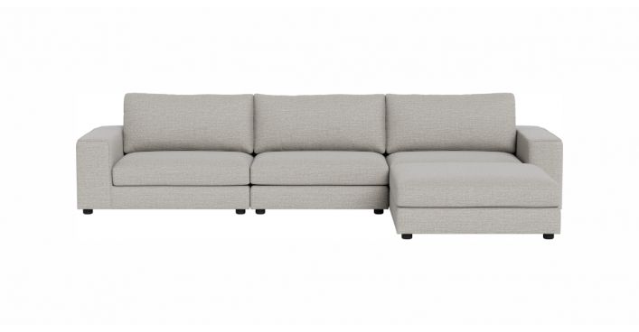 Edison Sectional Sofa Gray