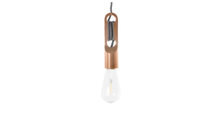 Hoopa Ceiling Lamp Brushed Copper