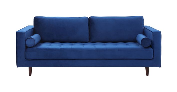 Louis 3 Seater Sofa Blue