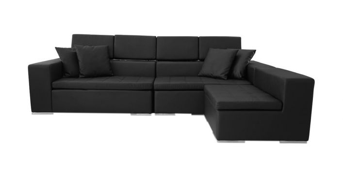 Montecarlo Sectional Sofa Black