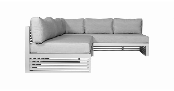 Santorini Outdoor Sectional Sofa Gray