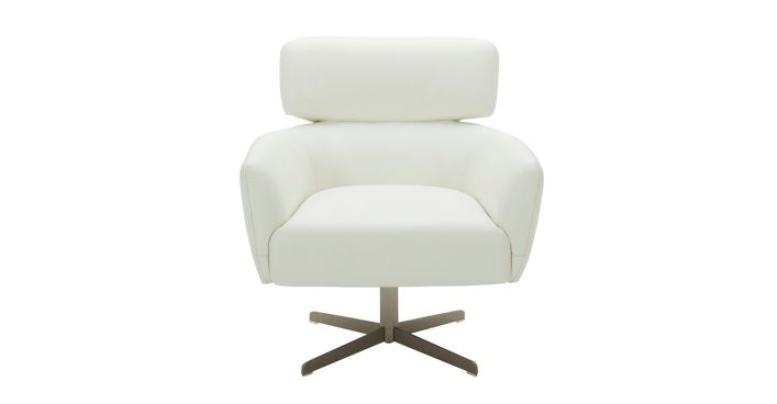 Novel Lounge Chair White