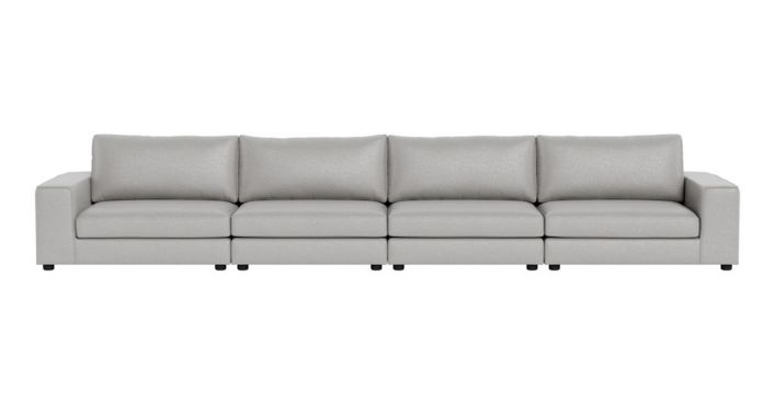 Edison 4 Seater Sofa Gray