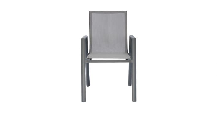 Vitale Outdoor Dining Chair Gray