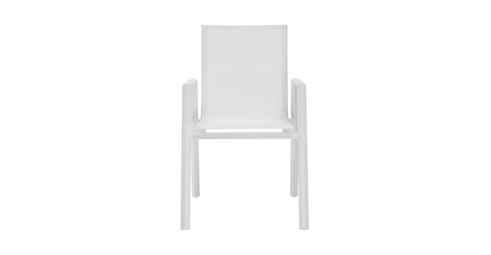 Vitale Outdoor Dining Chair White