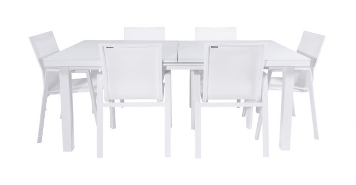 Vitale Outdoor Dining Set White