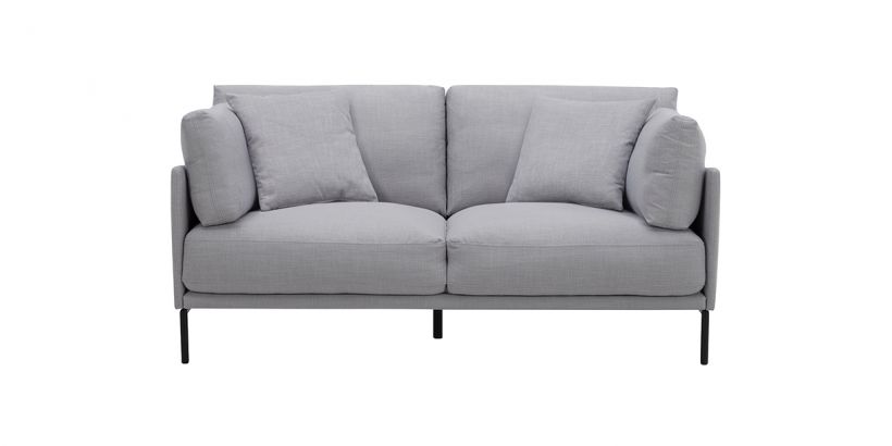Maxwell 2 Seater Sofa Light Gray