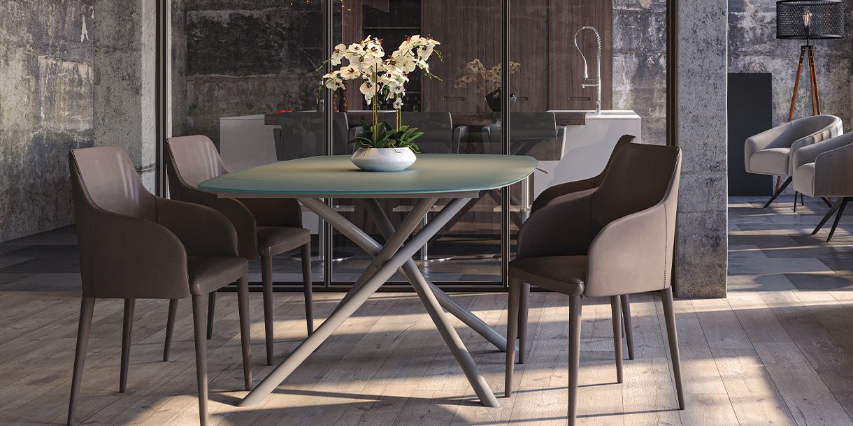 Astro Extendable Dining Table Grey
