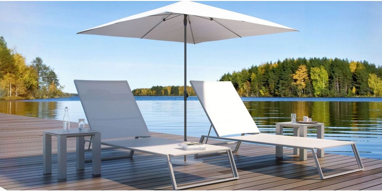 Isa Outdoor Side Table White