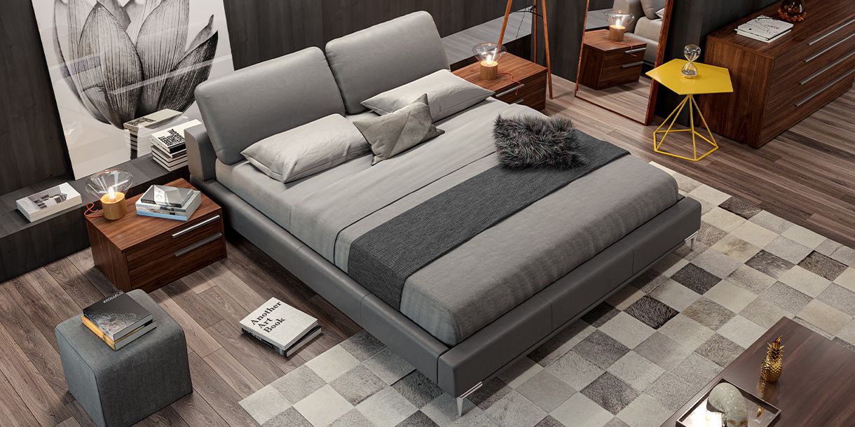 Movido Bed Gray